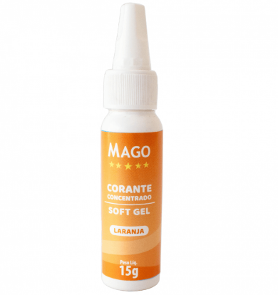 5931 - CORANTE SOFT GEL LARANJA 15g - MAGO
