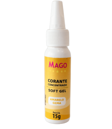 5924 - CORANTE SOFT GEL AMARELO GEMA 15g - MAGO