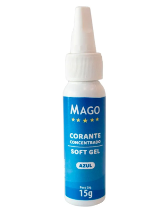 5925 - CORANTE SOFT GEL AZUL 15g - MAGO