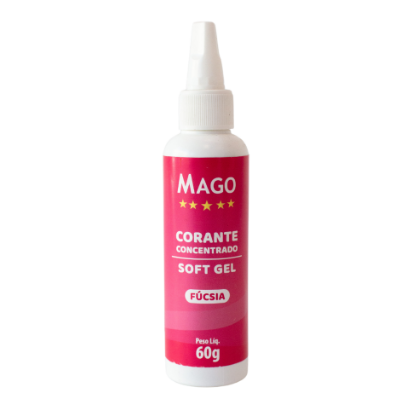 5707 - CORANTE SOFT GEL FUCSIA 60g - MAGO