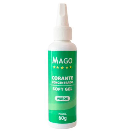 1927 - CORANTE SOFT GEL VERDE 60g - MAGO