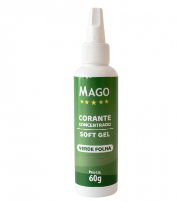 2743 - CORANTE SOFT GEL VERDE FOLHA 60g - MAGO