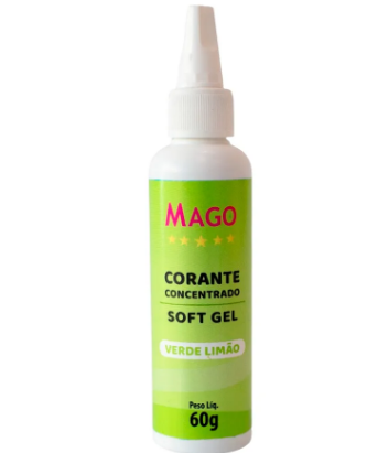 2744 - CORANTE SOFT GEL VERDE LIMAO 60g - MAGO