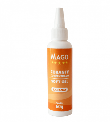 1923 - CORANTE SOFT GEL LARANJA 60g - MAGO