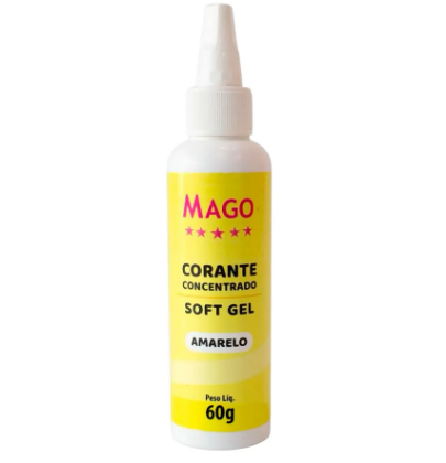 1921 - CORANTE SOFT GEL AMARELO 60g - MAGO