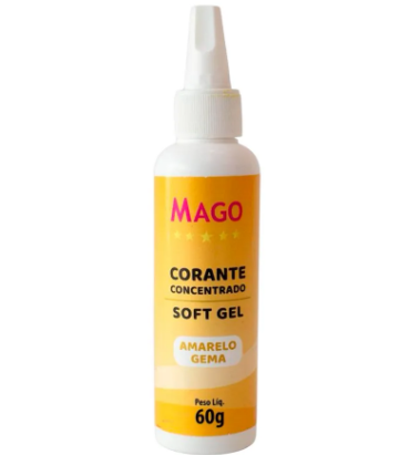 2738 - CORANTE SOFT GEL AMARELO GEMA 60g - MAGO