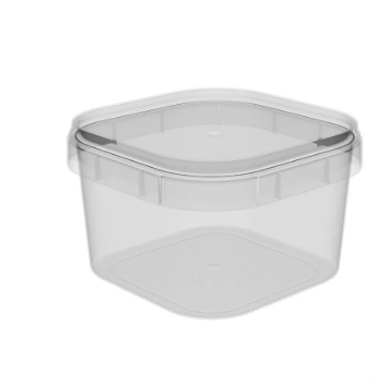 17672 - POTE QUADRADO C/TP 150ml C/10un - PLASTILANIA