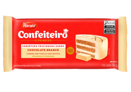 17676 - COB BARRA BRANCO CONFEITEIRO 500g - HARALD