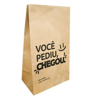 17687 - SACO DELIVERY SOS PEDIU CHEGOU XGG 40x30x18 C/50un - VINCO