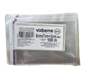 17583 - SACO ADESIV N4 6x7cm+3cm C/100un - VABENE