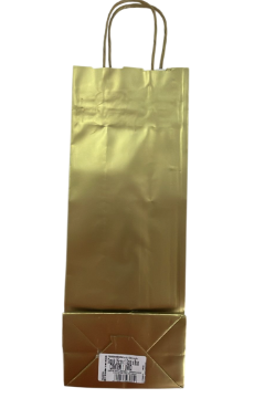 17727 - SACOLA LAM OURO GARRAFA 35x13x8 - PC/ CROMUS