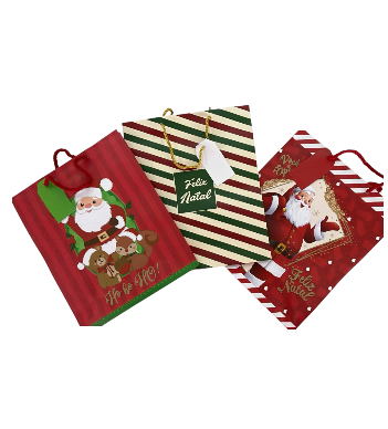 17741 - SACOLA PREMIUM NATAL M - PC/ CROMUS