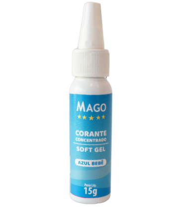 5903 - CORANTE SOFT GEL AZUL BEBE 15g - MAGO