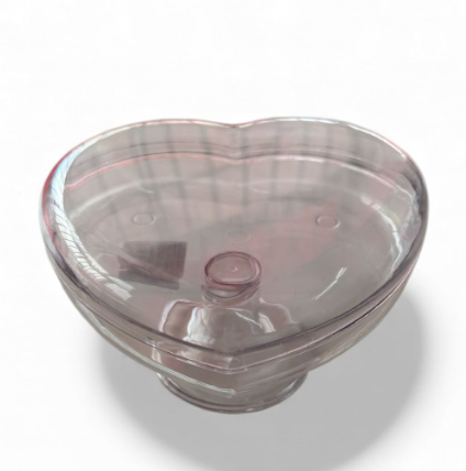 16035 - TACA CORACAO EXCL C/ TP TRANSP 16x4,5cm - LSC TOYS