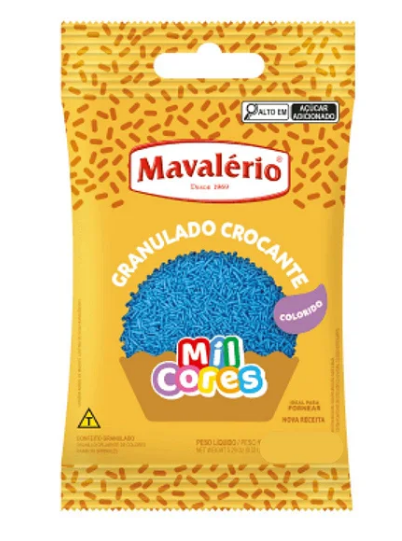 2404 - GRANULADO CROCANTE AZUL 120g - MAVALERIO