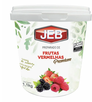 17787 - PREPARADO DE FRUTAS VERMELHAS 1,1kg - JEB