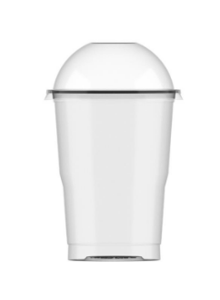 17796- COPO CRYSTAL BELLO 250ml TP BOLHA C/20cj - PLASTILANIA