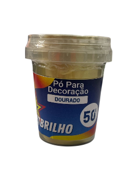 17773 - PO P/ DEC DOURADO 50g - ARTBRILHO