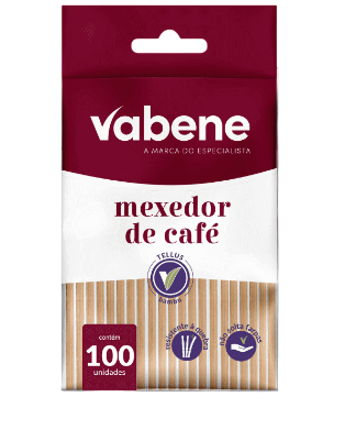 17820 - MEXEDOR CAFE C/100UN - VABENE