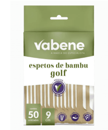 17823 - PALITO HAMBURGUER GOLF 9CM C/50UN - VABENE