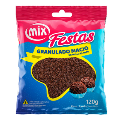 2841 - GRANULADO MACIO ESCURO 120G - MIX/DUAS RODAS