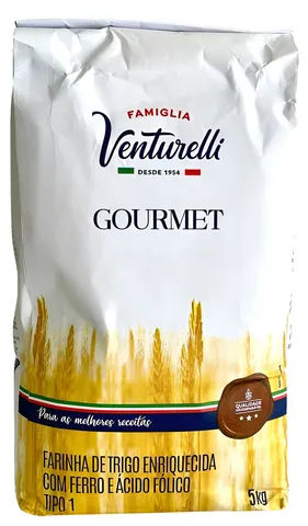 17833 - FARINHA TRIGO VENTURELLI GOURMET 5KG - GLOBO