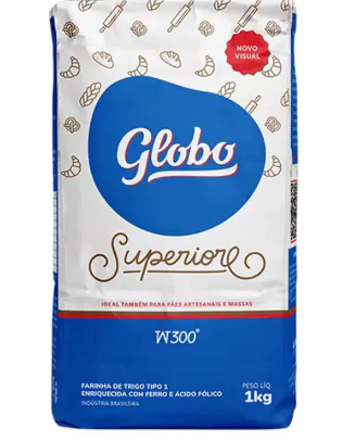 17834 - FARINHA TRIGO SUPERIORES 1KG - GLOBO