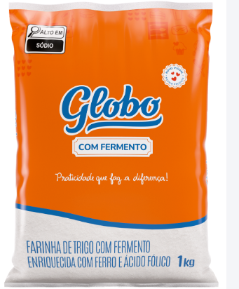 17837 - FARINHA TRIGO TRAD C/FERMENTO 1KG - GLOBO