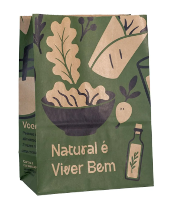 17846 - SACO DELIVERY SOS NATURAL M 32X22X12 C/50UN - VINCO