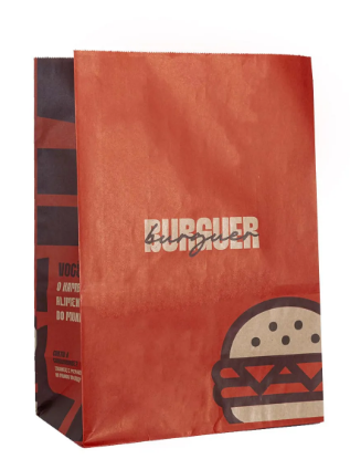 17847 - SACO DELIVERY SOS HAMBURGUER G 34X25X15 C/50UN - VINCO