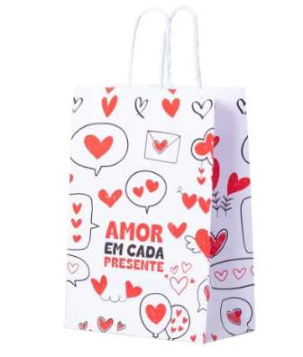 17848 - SACOLA AMOR PRESENTE 21X15X8 - VINCO
