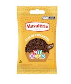 2398 - FLOCOS CROCANTE CHOCOLATE MIL CORES 120g - MAVALERIO