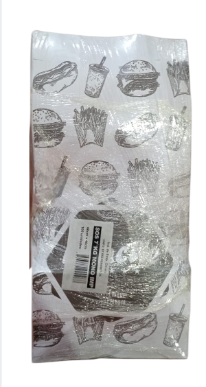 17858 - SACO DELIVERY SOS BRANCO  IMPRESSO 7/2KG C/100UN - CHIARA