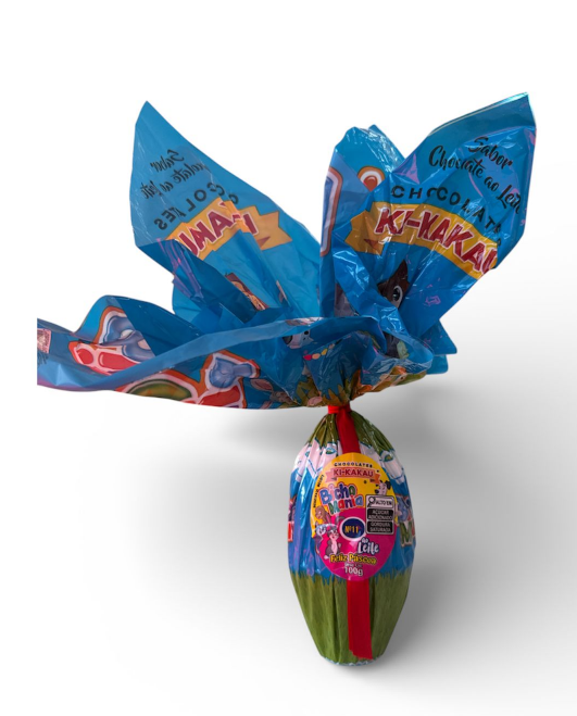 17876 - OVO AO LEITE BICHO MANIA 100G - KIKAKAU