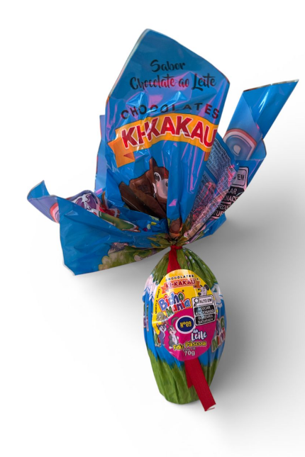 17875 - OVO AO LEITE BICHO MANIA 70G - KIKKAU