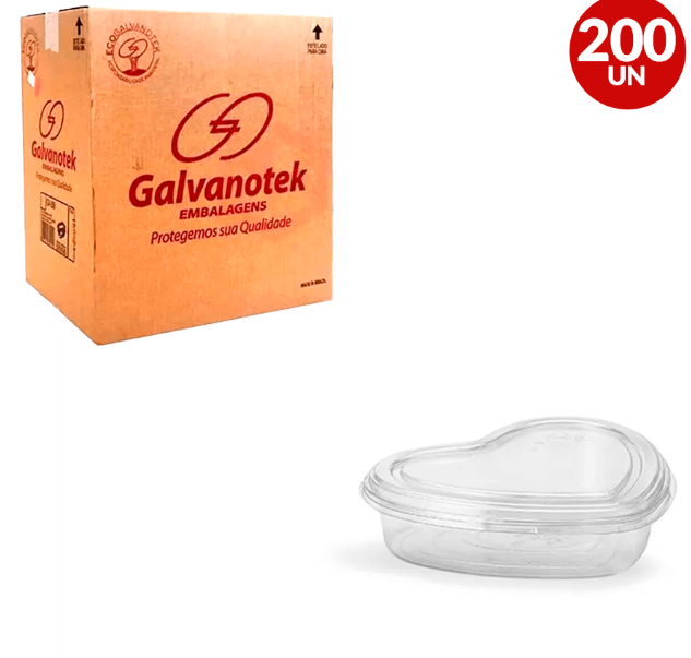 17891 - EMB. G620 CORACAO IDEAL CRISTAL 260ML CX C/200UN - GALVANOTEK