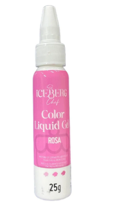 2933 - COLOR LIQUID GEL ROSA 25G - ICEBERG