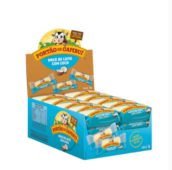 17571 - DOCE LEITE C/ COCO DP C/40un - PORTAO DE CAMBUI