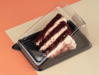 3266 - EMBALAGEM G638 FATIA DE TORTA GRANDE PRETO PET - GALVANOTEK