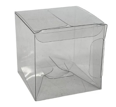 17991 - CAIXA CUBO ACETATO TRANSP M 5X5X5 C/10UN - PC/ CROMUS