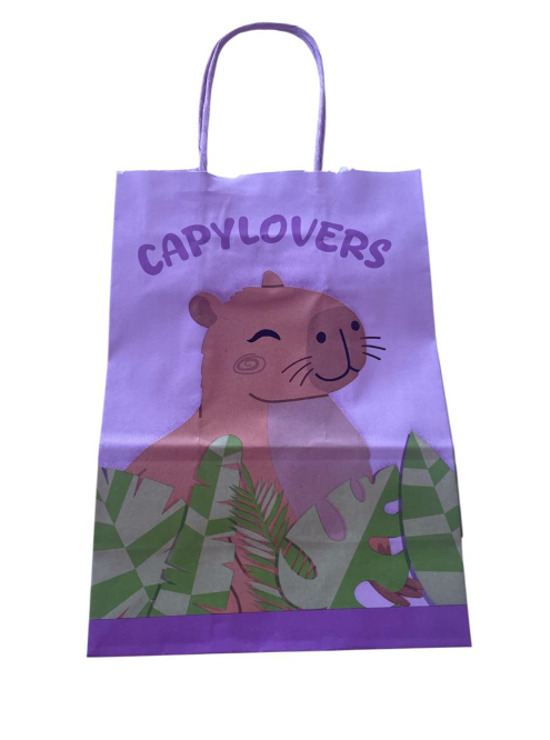 17961 - SACOLA PAPEL CAPYLOVERS P - PC/ CROMUS