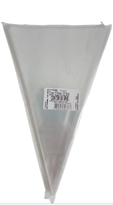 995 - SACO CONE INCOLOR PP 13,5X22,5CM C/50UN - PC/ CROMUS