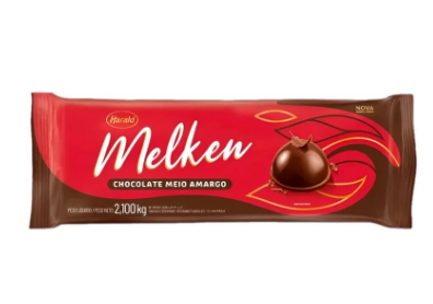 18087 - CHOC BARRA M AMARGO MELKEN 2,1KG - HARALD
