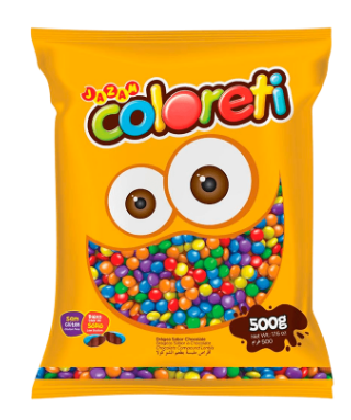 18083 - COLORETI MINI SORTIDO 500G - JAZAM