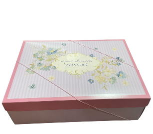 17932 -  CAIXA RETANGULAR C/TP DONATELA G 46X33X14 - PC/ CROMUS