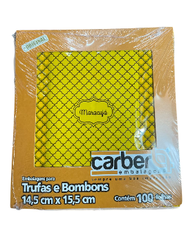 18060 - EMB TRUFA MAIS MARACUJA 14,5X15,5 C/100UN - PC/ CROMUS