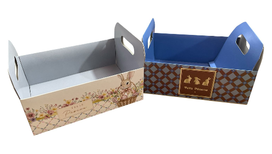 4443 - CAIXOTE DE CARTÃO SORTIDO PÁSCOA G 25x19x10 - PC/CROMUS