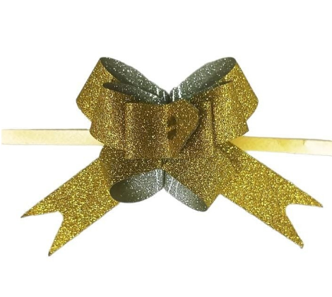 17954 - LACO FACIL GLITTER OURO 22MM C/10UN - PC/ CROMUS