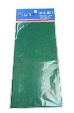 17956 - PAPEL SEDA AUTO SERV VERDE BANDEIRA 49X69 C/3UN - PC/ CROMUS