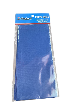 17957 - PAPEL SEDA AUTO SERV AZUL ROYAL 49X69 C/3UN - PC/ CROMUS